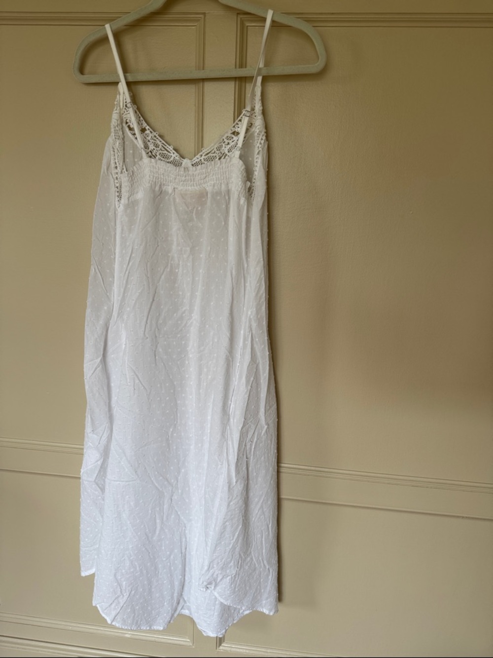 Papinelle Swiss Dot Lace Trim Maxi Nightie - Picture 9 of 11